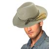 Cowboy Hat Fedoras Western Short-Brimmed Hat for Women Man Casual Wear Western Fedoras Man Women Unisex Wear