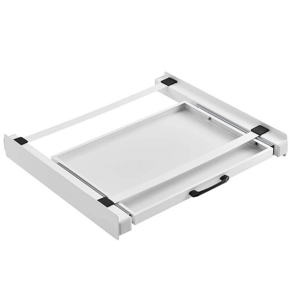 Washer Dryer Stacking Kit Metal Connecting Frame with Pull Out Shelf for Washing Machine Dryers 60cm Wide Appliances