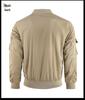 Men's Multi-pocket Water-resistant Bomber Jacket - European & American Style 8809