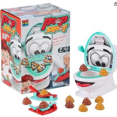 Amazon Cross-border Hot Selling New Strange Trick Toilet Game Ejection Poop Kool Toy Parent-Child Interactive Board Game