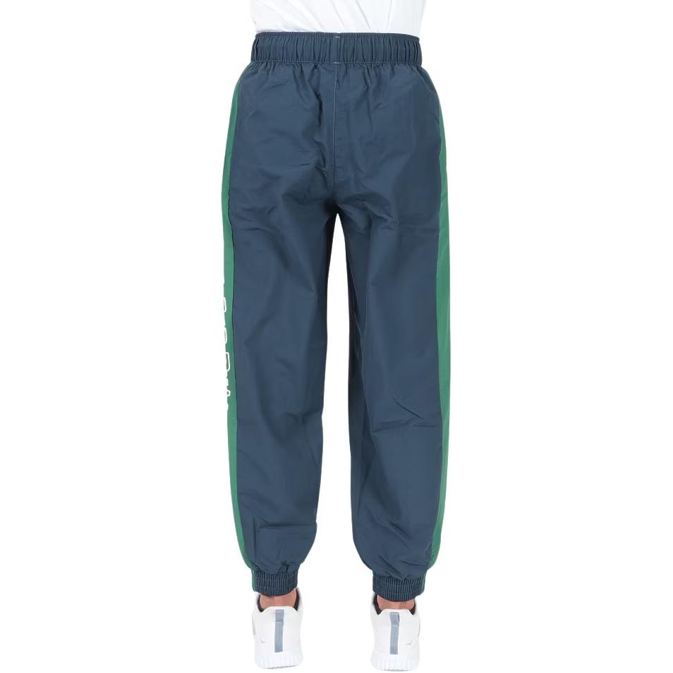 Puma Letter Color Block Printed Mid-Rise Elastic Casual Pants Men Bottoms Green 674799-16