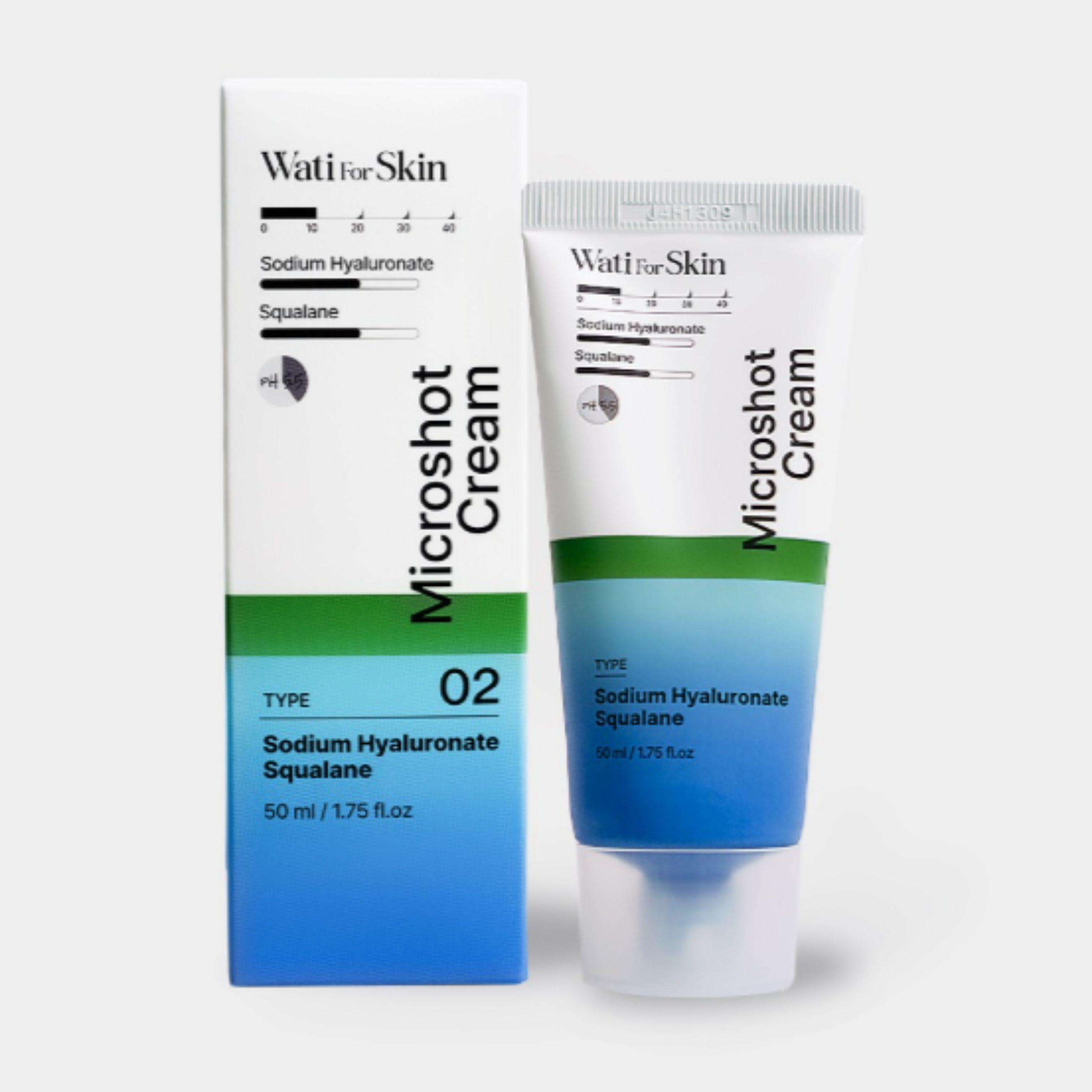 Wati For Skin Hyalutonic Squalane Microshot Cream 50ml