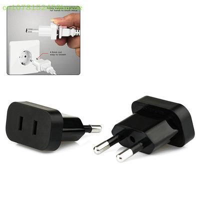 1 sztuka Adapter Wtyczki Zasilającej 4,8 mm USA do Niemieckich Wtyczek Konwerter Wtyczki Zasilającej Adapter Podróżny Konwerter Zasilania Gniazdko