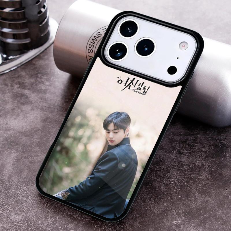Cha Eun Woo TV True Beauty Kpop Phone Case For iPhone 17 16 15 14 13 12 11 Pro Max Plus 17Air Soft Silicone Cover