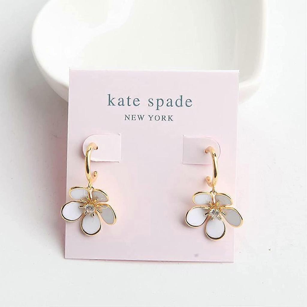 2023 New Elegant Flower Drop Earrings Simple Fashion Dangle Earrings Temperament Earrings Jewelry Birthday Mother's Day Valentines Day Gift for Women 