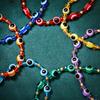 Blaue Augen Perlen Verstellbare Armbänder Türkische Glücksbringer Armbänder für Damen Herren zum Schutz und