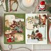 30sheets Hot Stamping Sticker Package Christmas Series Hand Account Collage For Office Cup Stationery Stickers Diary Decoration