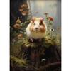 Rabbit Bunny Rustic Raccoon Frog Sheep Deer Bear Fox Forest Poster Canvas Painting Print for Living Room Home Decoration Cuadros