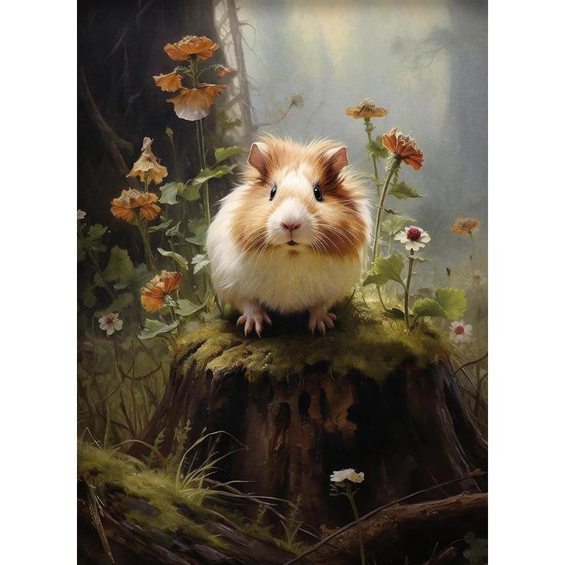 

Rabbit Bunny Rustic Raccoon Frog Sheep Deer Bear Fox Forest Poster Canvas Painting Print for Living Room Home Decoration Cuadros 21X30CMNo Framed