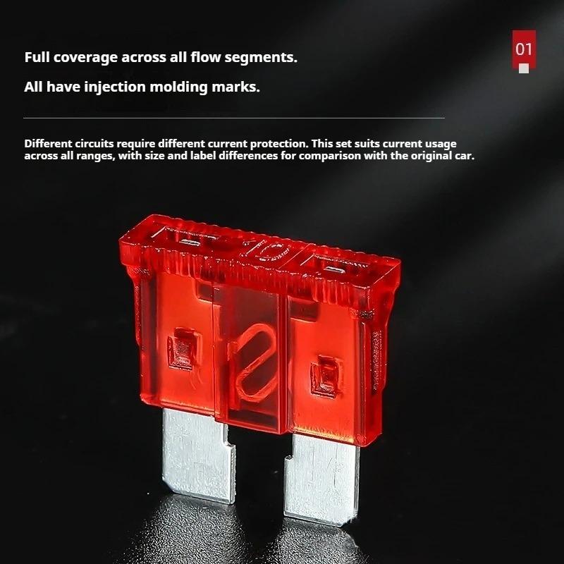 Standard Car Fuses 2A 3A 5A 7.5A 10A 15A 20A 25A 30A 35A Free Matching Choice Car Fuses Blade Fuses for RV/Truck/SUV Fuse Holders1