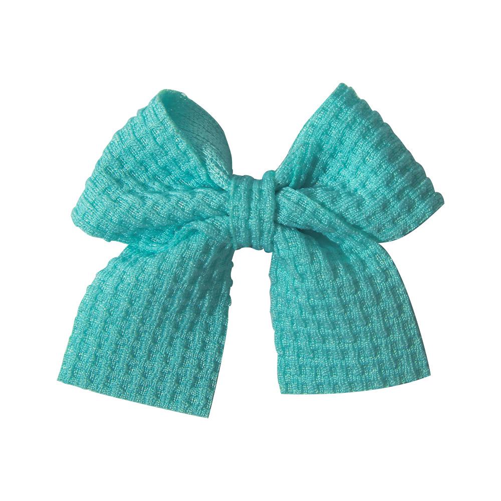 Popular Handmade Fabric Bow Hair Clips for Girls - Macaron Duckbill Style