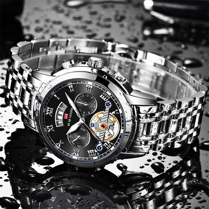 Orologio Uomo BORUSE Cronografo Argento – Quadrante 48 Mm, Acciaio, Luminoso, Calendario, Impermeabile