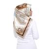Luxury Design Silk Scarf Square Women Floral Printed Shawl Wrap Spring Summer Neckerchief Hair Band Lady Decor Foulard Bandana