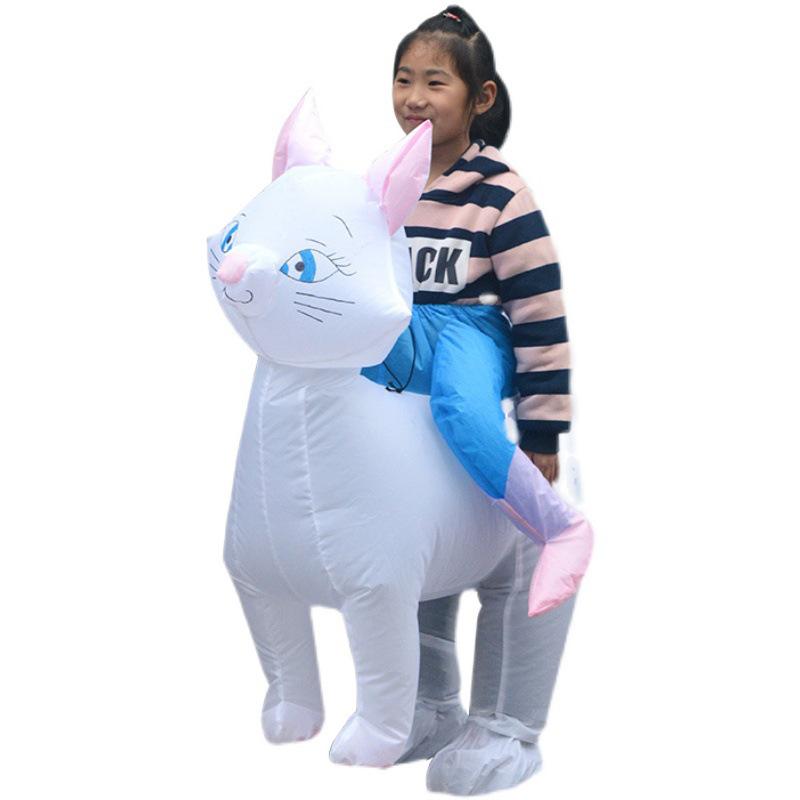 

Рождественский надувной костюм кота из мультфильма для вечеринок и выступлений