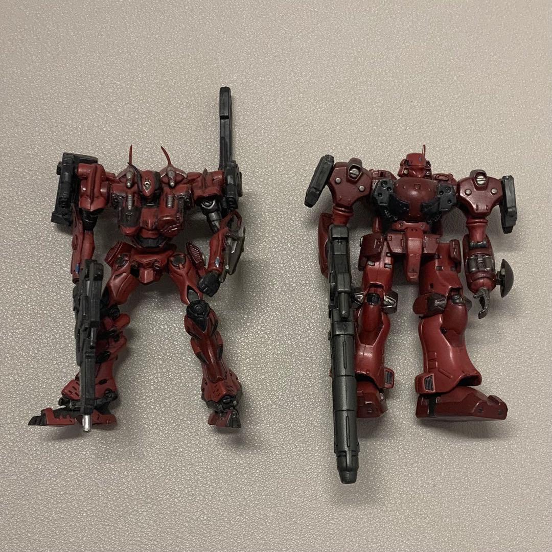 Used [With translation] Armored Core One Coin Figure 2-piece set