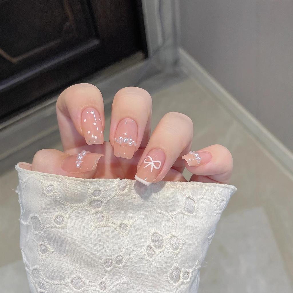 Butterfly Pearl Charms Resin Bowknot Manicure Decorations Nail Art Supplies 12 Grids Aurora Mini 3D Nail Art Kit