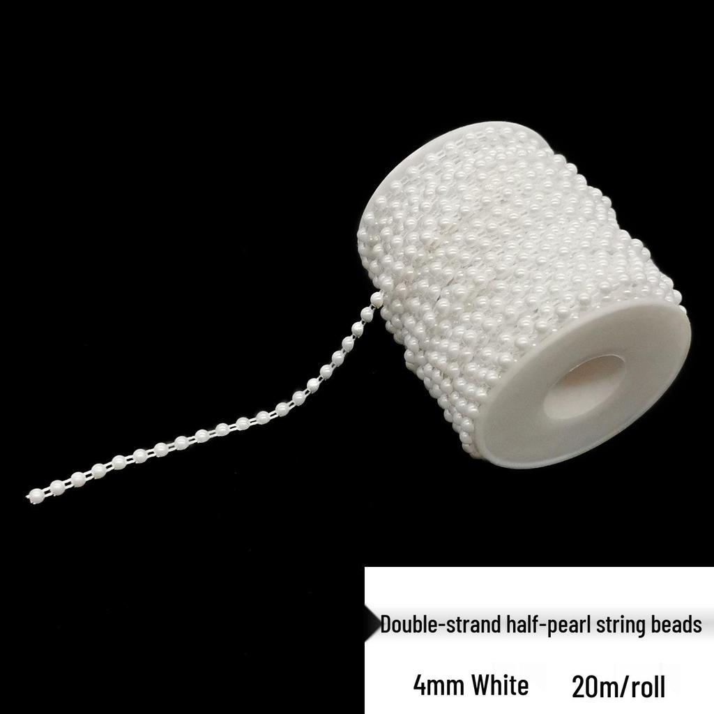 Double-Line Pearl Sunflower Snowflake Beads DIY Decoration