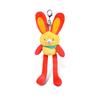 Eyecatching Plush Rabbit Keychain In Festive Colors Ideal For New Celebrations Year
