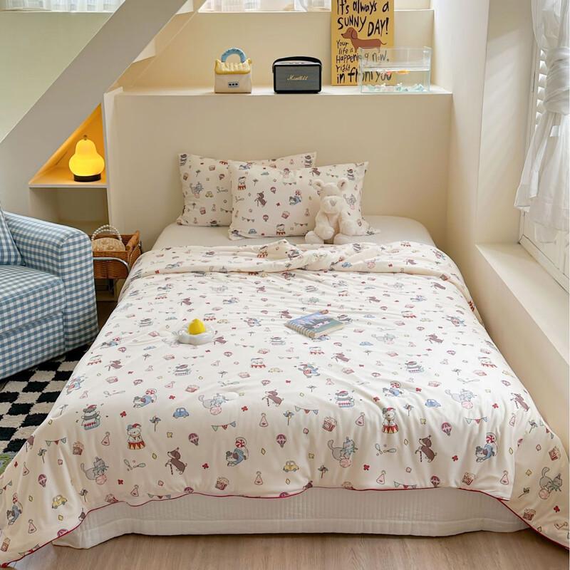 Yongmengren Soy Fiber Knitted Cotton Summer Quilt