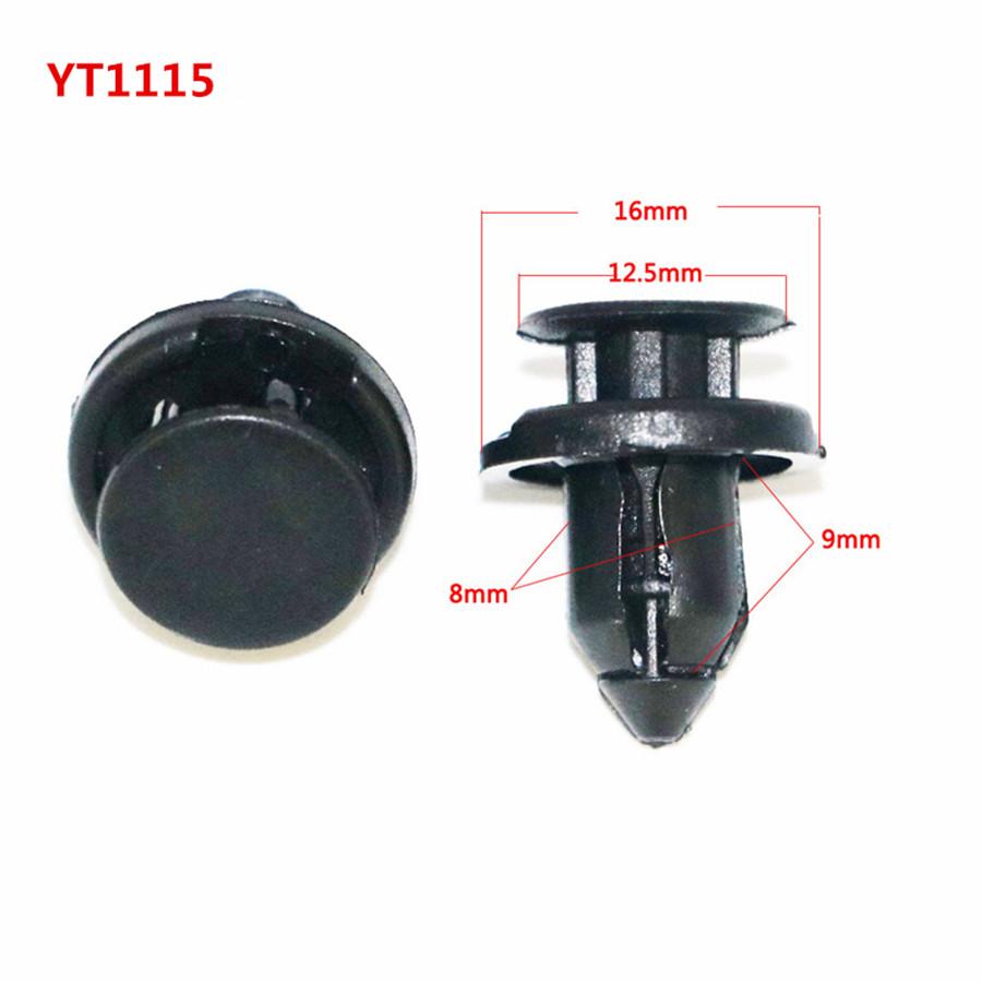 200pcs Plastic Fastener Car Bumper Clips Retainer Rivet Car Body Push Pin Rive