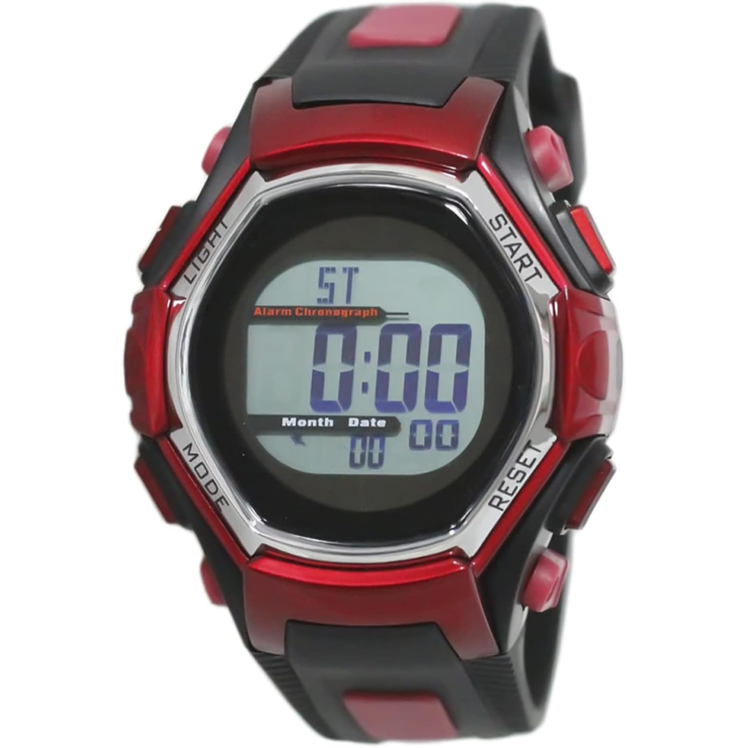 Clever Digital Watch Mens Radio Solar Urethane Belt Black F-61-467RD