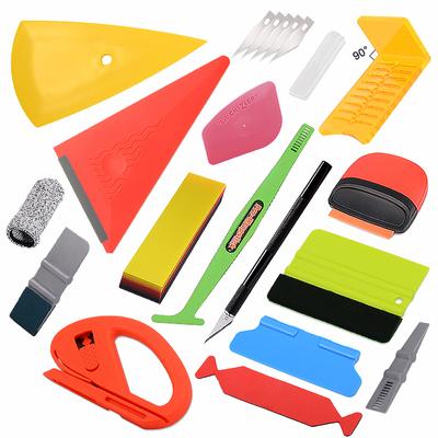 EHDIS Window Tinting Tools Kit for Car Carbon Fiber Adhesive Film Vinyl Squeegee PPF Scraper Wrapping Foil Stickers Cricut Knife