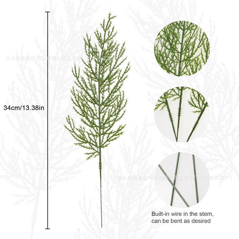 Simulation Pine Needles, Specially Designed For Christmas Atmosphere, Green Plant Decoration, Christmas Tree Accessories, Artificial Pe Plastic