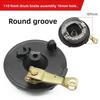 110 front drum brake assembly with 10/12 holes, brake aluminum cover with brake pads for three-wheel vehicle brake system