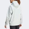 Adidas Ult Terrex Multi 2L Rain.Rdy Sweat-Wicking Waterproof Breathable Hooded Solid Color Long Sleeve Jacket Women jackets Gray IP1486