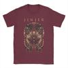 Casual Jinjer Band Logo TShirt for Unisex Round Neck Cotton T Shirts  Short Sleeve Tees Gift Clothing