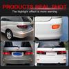 2Pcs LED Rear Bumper Reflector Light For Toyota Previa Estima Tarago 30 40 Series Rear Signal Fog Lamp