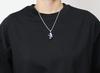 good vibrations Kokopelli Chess Piece Knight Pendant, Sterling Silver 925