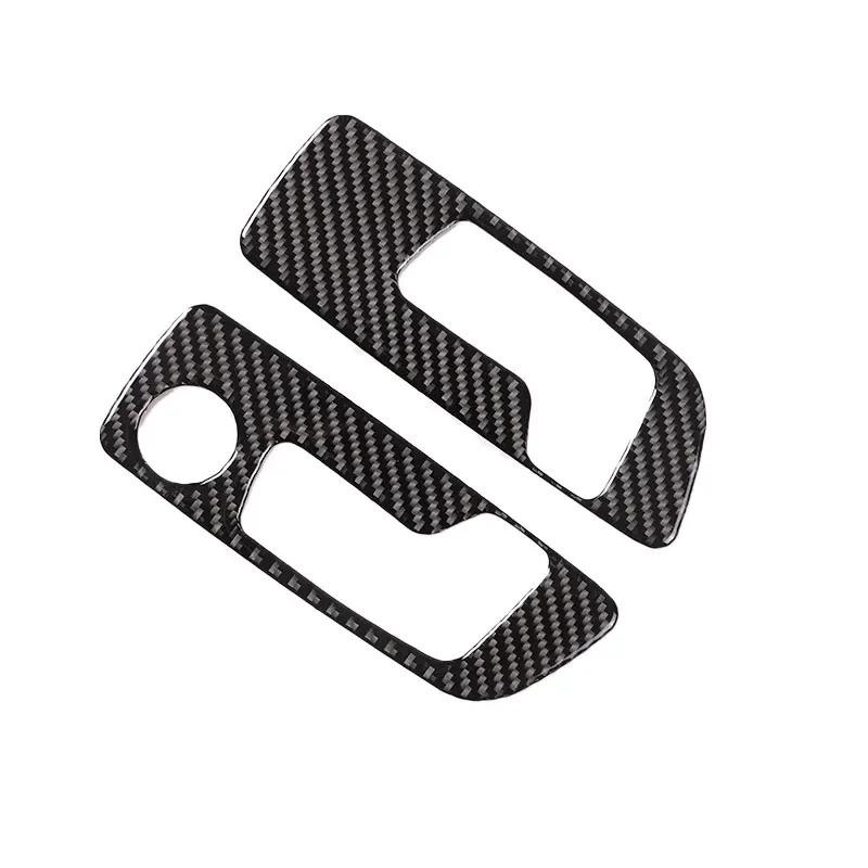 Metyoucar For BMW X3 G45 2025-2026 Soft Carbon Fiber Car Front Seat Adjustment Switch Panel Cover Trim Sticker Car Accessories