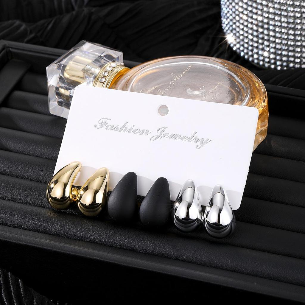 Mehrfarbige Wassertropfen-Ohrringe: Kühnes, Vielseitiges Design mit europäischem und amerikanischem Flair