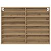 1 Piece wall mounted storage shelf display case, ideal for living room, bedroom, office decoration, 100x8.5x75 cm