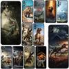 Cover for Motorola Moto Edge 50 30 One Fusion 40 Neo Ultra Pro 20 Lite G50 G85 G84 E15 E14 Protective Phone Case Dinosaur Poster