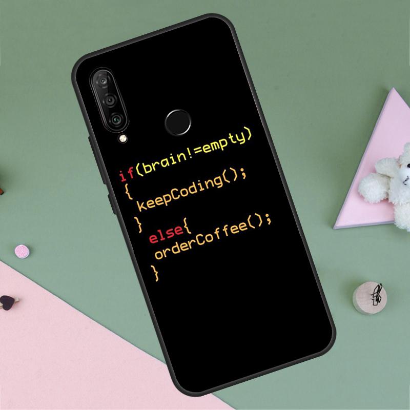 Programming Coding For Huawei P30 P40 Lite P60 Pro Nova 7i 8i 11i 12i 12s 10 9 SE Y90 Y60 Y70 Y72 Y61 Y91 Case