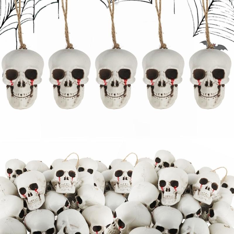 Dripping Skeleton Ornament With Halloween Ornament For Dining Room Porch Theme