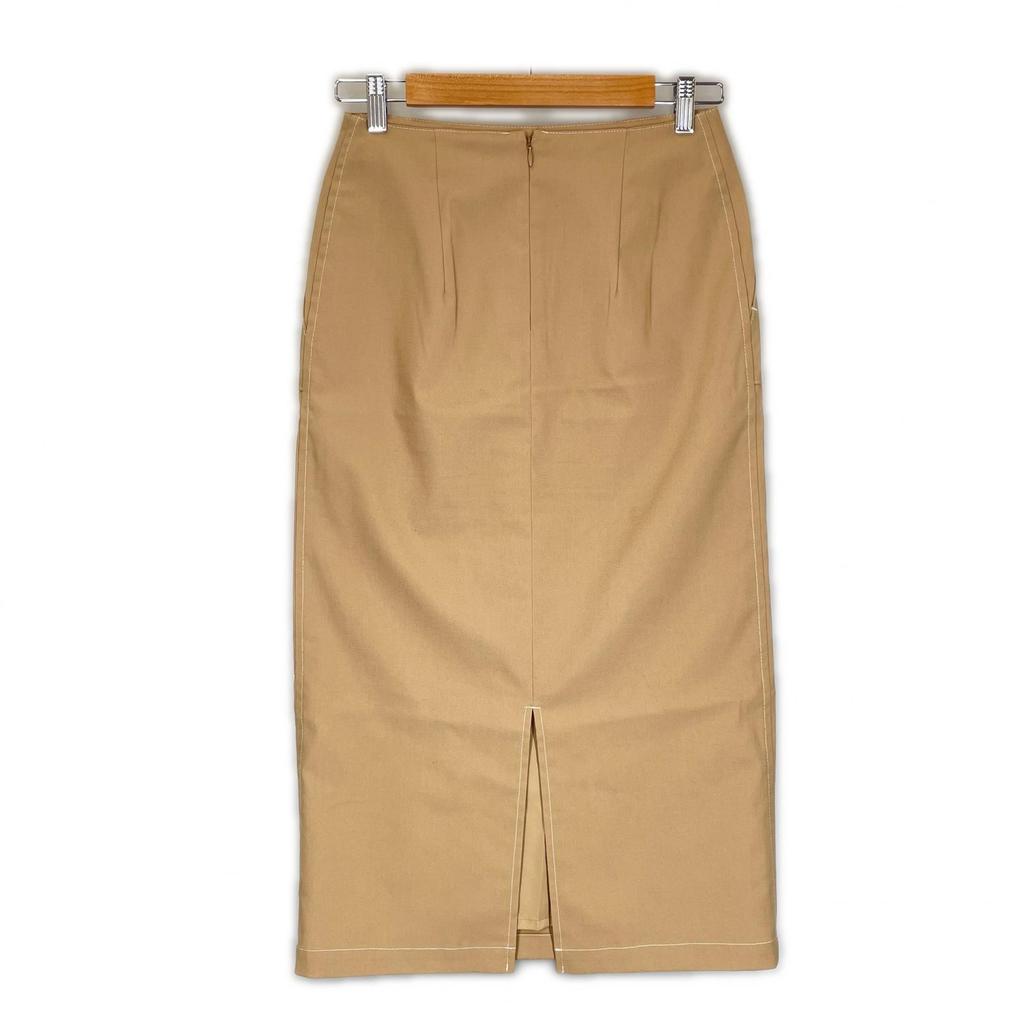 allureville Plain Long skirt beige Women 2 used