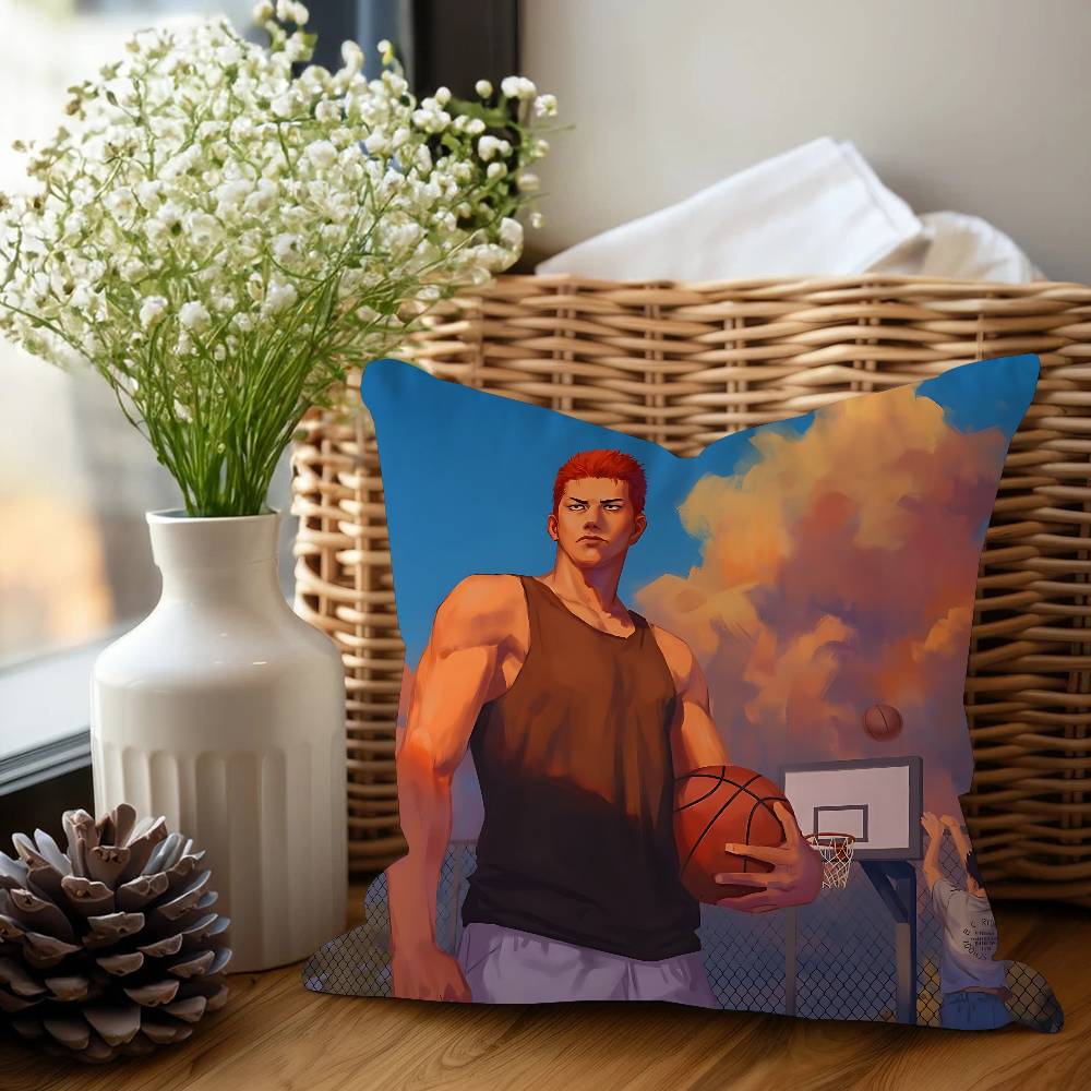 Anime SLAM DUNK Sakuragi Cushion Cover Pillow Cover Decor Pillowcase Printed Cushion Case For Couch