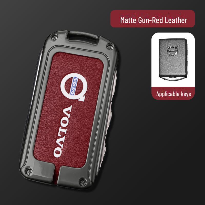 Volvo Key Cover for XC60 & S90: Car Accessories Shell for XC90, XC40, S60L - Buckle Bag Included