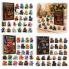 Roztomilé dračí dárkové sady Adventní kalendář 2026, 24denní knižní vánoční odpočet s mini akrylovými draky, pro milovníky fantasy knih, pro dospělé, teenagery,