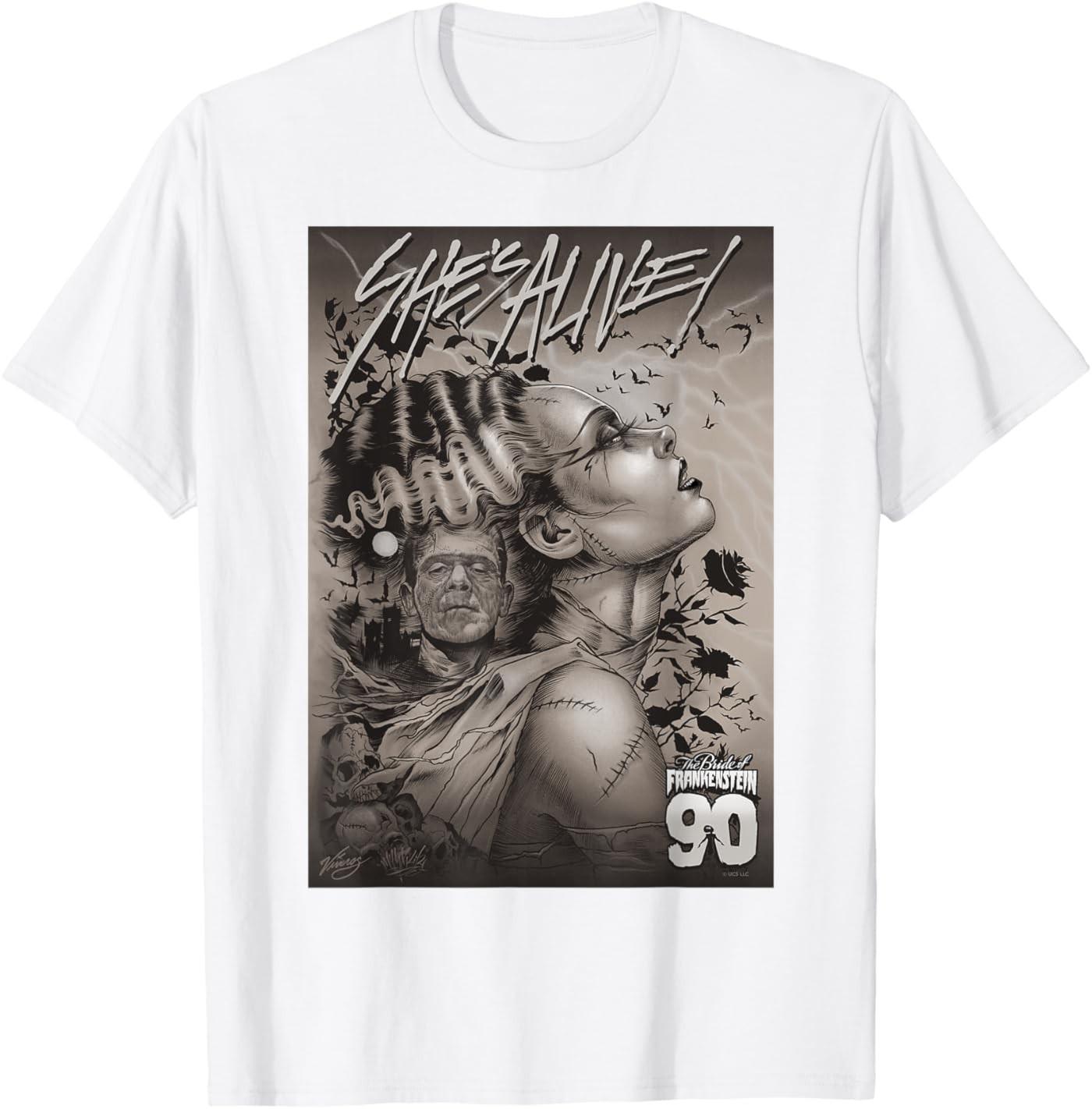 Bride of Frankenstein 90th Exclusive T-Shirt S