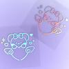 BT21 minini RIBBONED U Hologram Medium Sticker