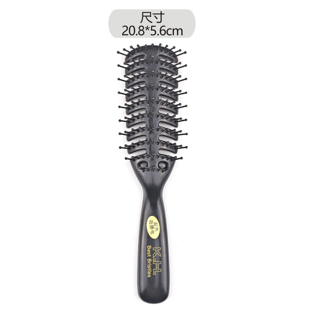 Hollow Out Wet Curly Hair Brushes Hair Scalp Massage Comb Anti-static Detangling Hair Brush Tangled Hair Comb Salon Hair Tools