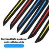 Car Bumper Anti-collision Strips 2pcs PVC High Quality Door Edge Styling Mouldings Decorative Trim Auto Parts Accessories
