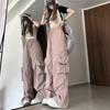 Women's 2025 Summer Fashion High-Waist Wide-Leg Cargo Pants