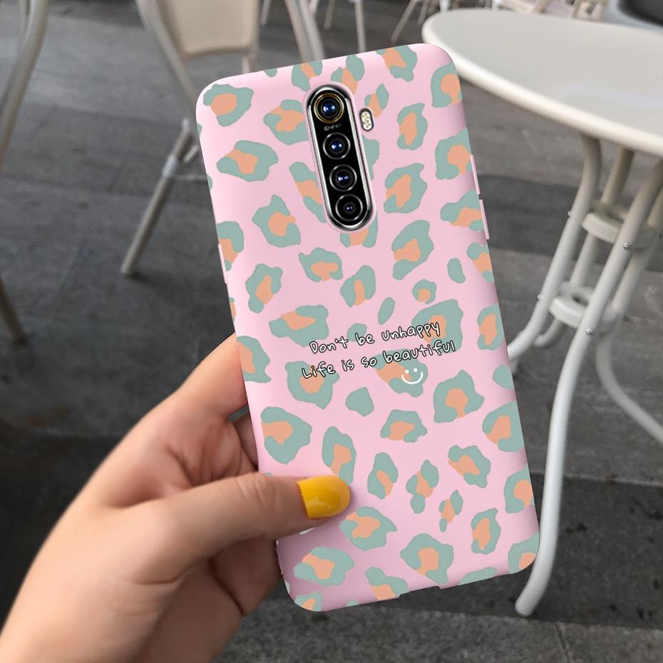 For Realme X2 Pro Phone Case Realme XT X2 Lovely Printing Candy Color Silicone Back Cover For RealmeX2 X 2 Pro XT Soft TPU Coque