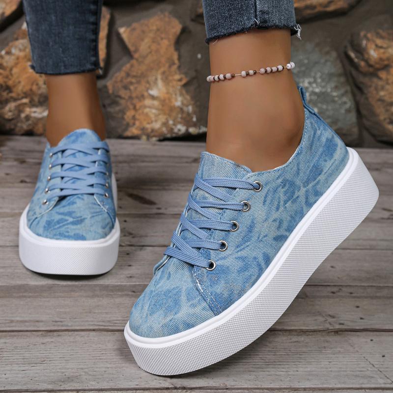 Sneakers Women New Sports Shoes Spring Autumn Fashion Round Toe Lace Up Loafers Comfortable Lightweight Flat Shoes for Women