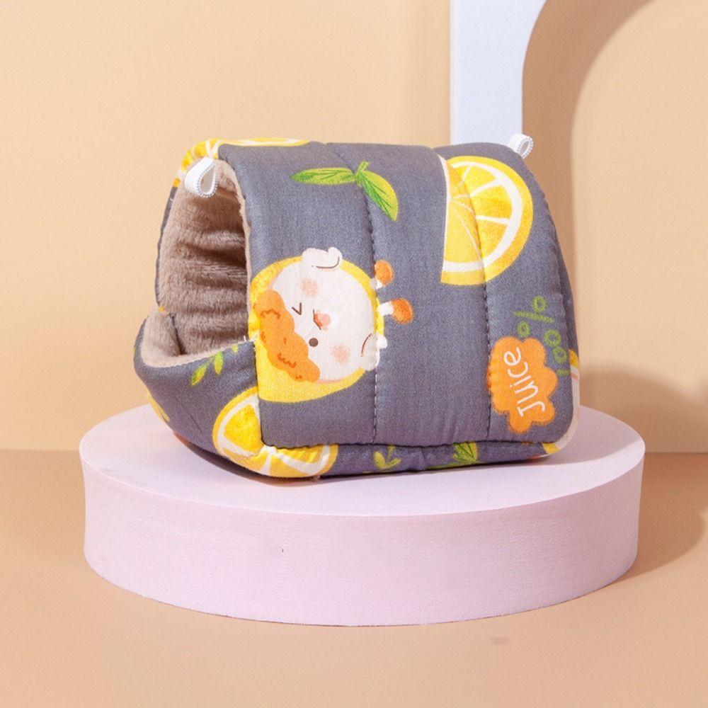 Warm Hamster Cotton Nest Soft Hanging Hamster Nest Hamster Sleeping Bed  Autumn